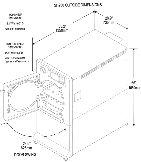 front-loading-steam-autoclave-200-liter-0-SH200-outside-dimensions